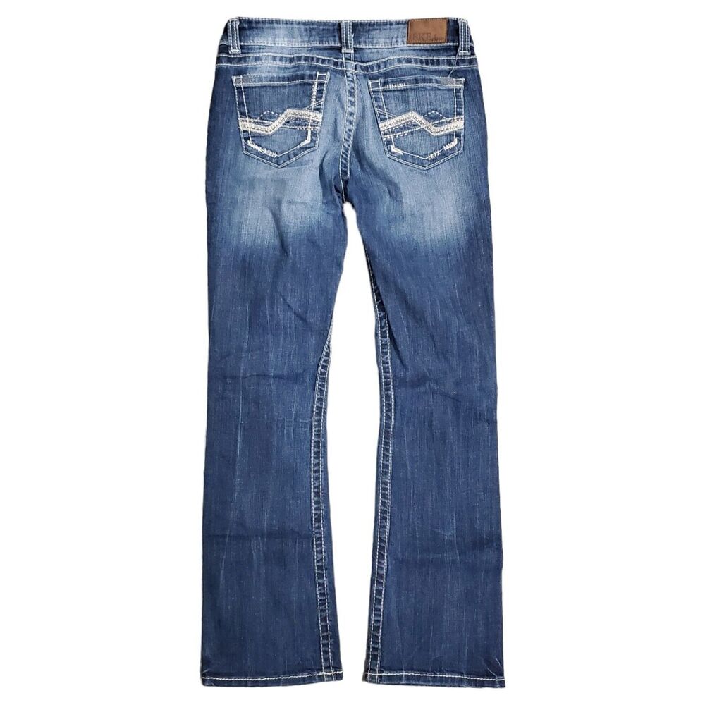 BKE Women's Sabrina Straight Leg Jeans - Medium Blue Wash